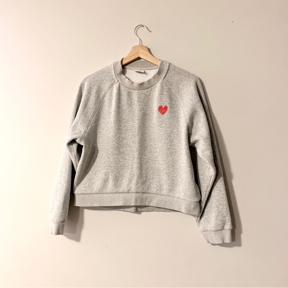 SUNDAY BEST Grey Crewneck Sweatshirt- Women’s Size Medium
